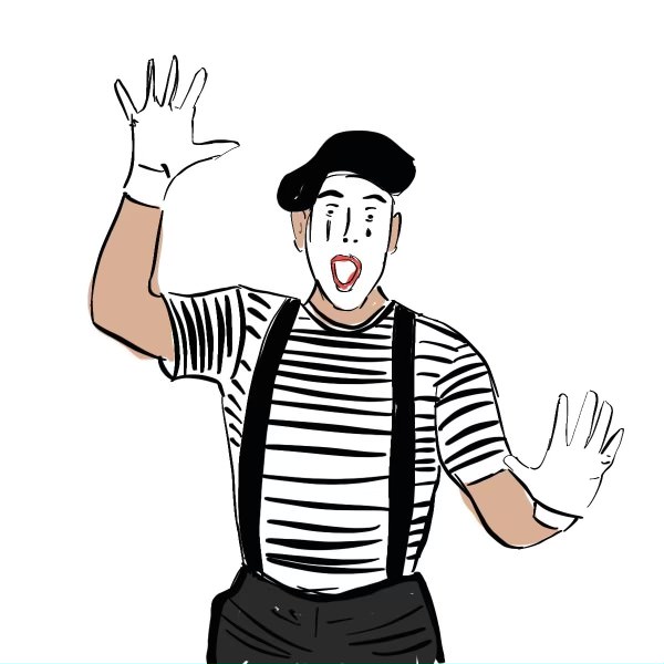 Surprised Mime