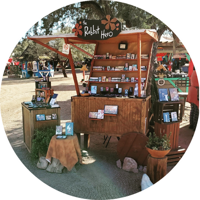 vendor stand at a Renaissance Festival